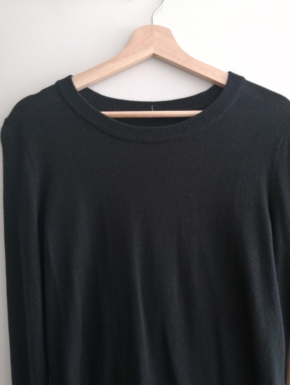Lululemon Bring It Backbend Sweater Crossover Open Back Black Knit Medium - Picture 6 of 15